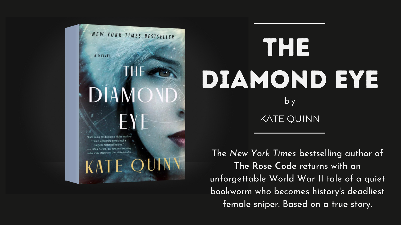 #BookReview: THE DIAMOND EYE by Kate Quinn